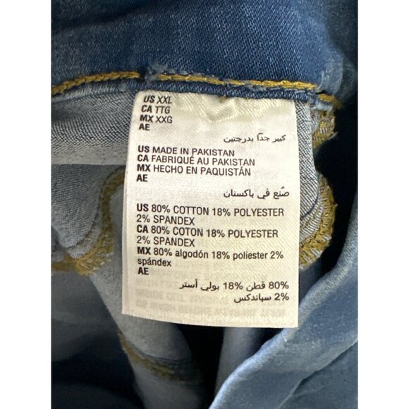 Style & Co XXL Womens Pull-On Mid Rise Jegging Stretch Denim Blue Jeans - Picture 7 of 7